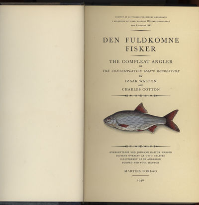 Den fuldkomne fisker.  Illustreret af Ib Andersen. Oversættelse ved Johanne Kastor Hansen. Diktene oversat af Otto Gelsted. Forord ved Poul Hauton. (photo 2)