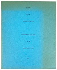 Record of Public Hearing Before Joint Committee on the Judiciary of the Massachusetts Legislature on the Resolution of Representative Alexander J. Cella Recommending Posthumous Pardon for Nicola Sacco and Bartolomeo Vanzetti