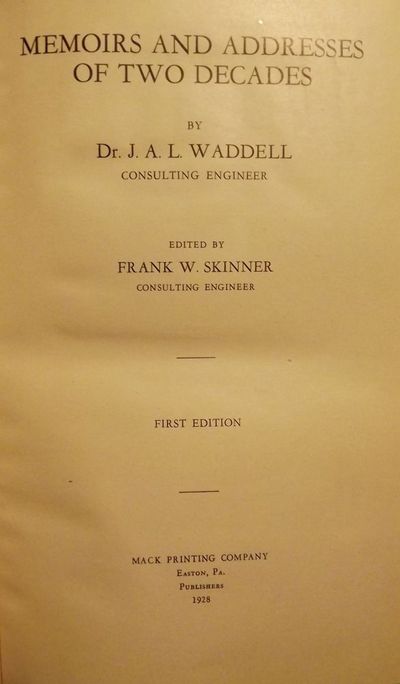 MEMOIRS AND ADDRESSES OF TWO DECADES