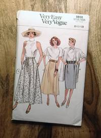 image of Vogue Sewing Pattern: 9844: VERY EASY, VERY VOGUE: Sizes: 8-10-12