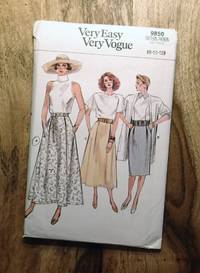 Vogue Sewing Pattern: 9844: VERY EASY, VERY VOGUE: Sizes: 8-10-12