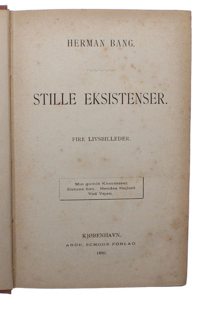 Stille Eksistenser. Fire Livsbilleder. (photo 2)