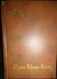 cover of Seligman Solomon Society - Alumni of the Hebrew Orphan Society
