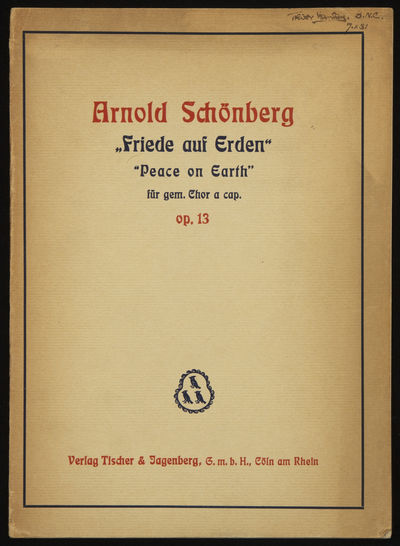 [Op. 13]. "Friede auf Erden