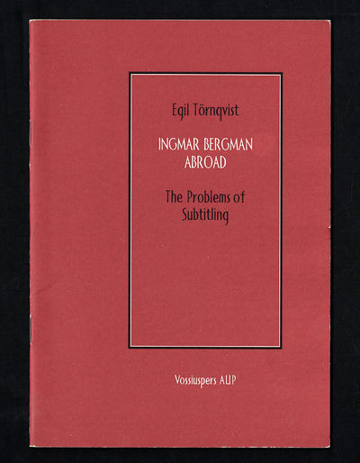 Ingmar Bergman Abroad. The Problems of…