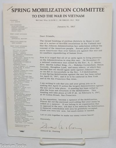 Spring Mobilization Committee to end the war in Vietnam