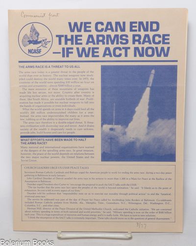 We Can End the Arms Race - If We Act Now