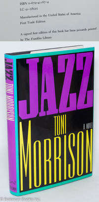 Jazz a novel