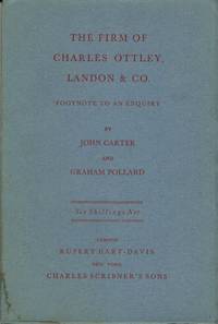 The Firm of Charles Ottley, Landon & Co. Footnote to an Enquiry