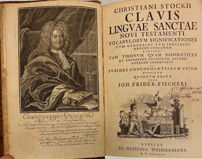Clavis linguae sanctae Novi Testamenti vocabulurom significationes /.../ subinde concordantiarum vicem supplens quintum edita cura Ioh. Frider. Fischeri. (photo 2)