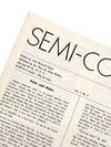 SEMI-COLON Vol. 1 No. 2