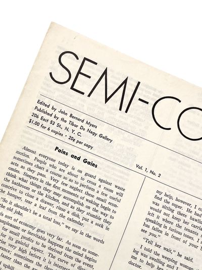 SEMI-COLON Vol. 1 No. 2
