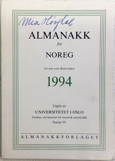 For året etter Kristi Fødsel 1994. Utrekna ved…