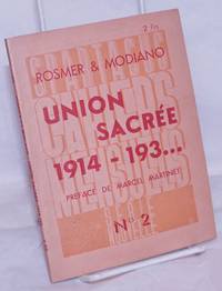 Union Sacrée, 1914-193..