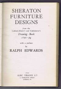 image of Sheraton Furniture Designs from the Cabinet Maker's and Upholsterer's Drawing - Book 1791 - 94