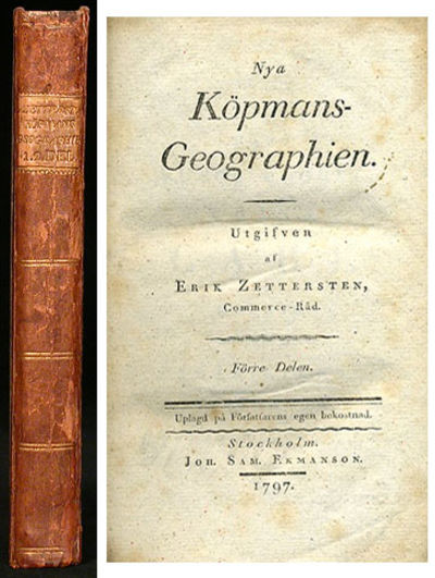 Nya köpmans-geographien. I-II.