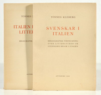Italien i svensk litteratur. Bibliografisk…