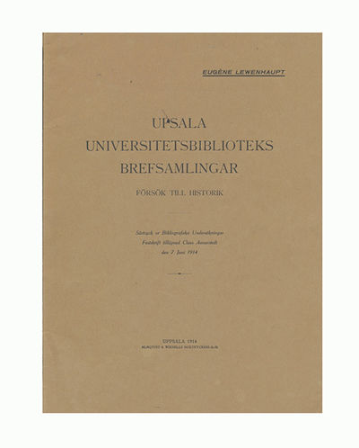 Upsala universitets brefsamlingar. Försök till…