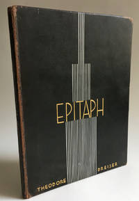 Epitaph, A Poem. [Signed ltd edition]