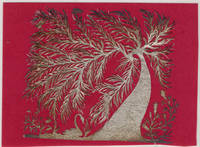 Fine and Intricately Wrought Cutwork Tree and River Scene