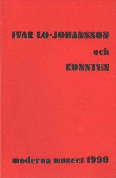 IVAR LO-JOHANSSON OCH KONSTEN.
