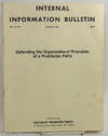 Internal Information Bulletin, Sep, 1982, No. 1