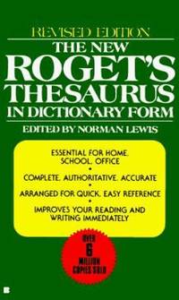 The New Roget's Thesaurus in Dictionary Form: Revised Edition