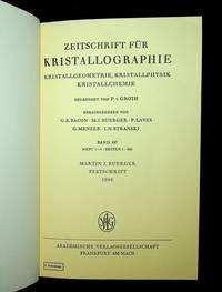 Zeitschrift Fur Kristallographie - Martin J. Buerger Festschrift 1968