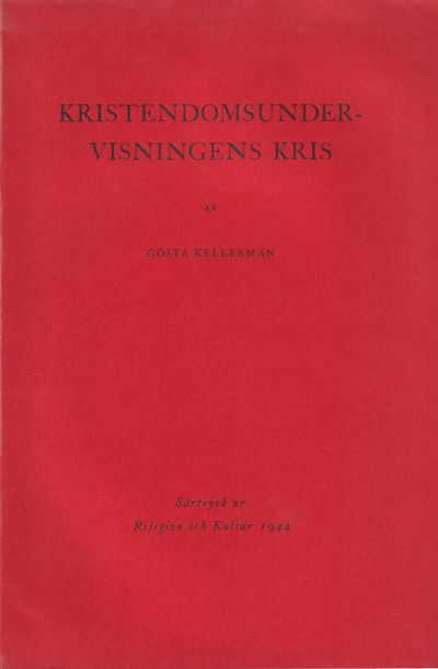 Kristendomsundervisningens kris [= rubrik].