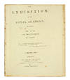 The Exhibition of the Royal Academy, M,DCCC,I. The Thirty-third
