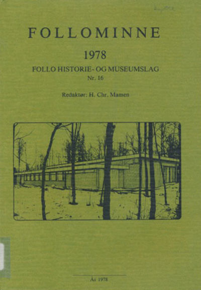 FOLLOMINNE.  Nummer 16. Årbok 1978.