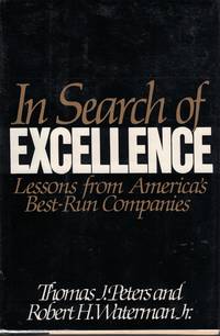 image of In Search Of Excellence Lessons from America's Best Run Companies