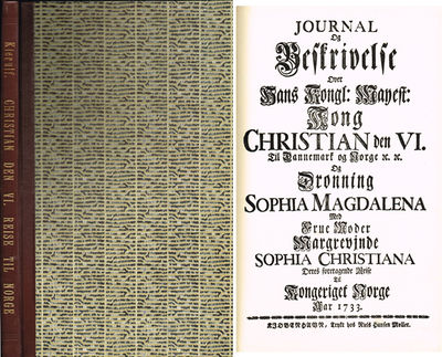 (KIERULF, JONAS) Journal og Beskrivelse Over Hans…