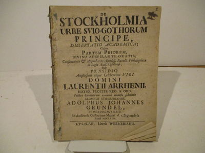 De Stockholmia urbe Svio-gothorum principe,…