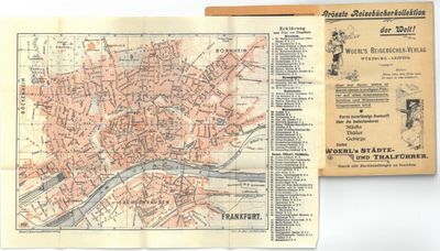 Woerl’s Reisehandbücher. Führer durch Frankfurt a. M. und Umgebung. Herausgegeben von (...). Mit einem Plane der Stadt XXV. (Jubiläums-) Auflage. (photo 2)