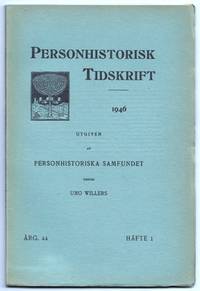 Personhistorisk tidskrift utgifven af…