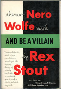 AND BE A VILLAIN by Stout, Rex - 1948