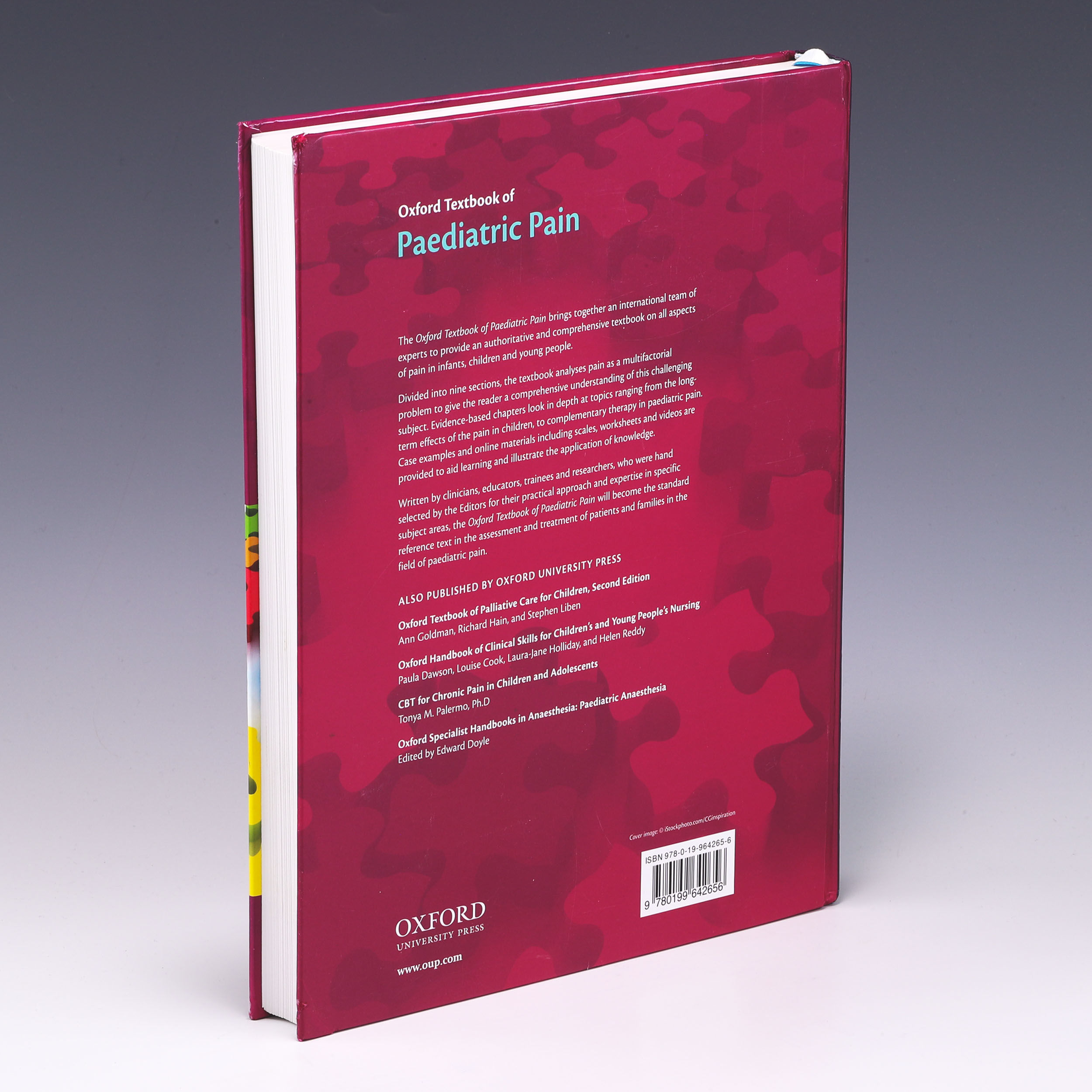 BIBLIO Oxford Textbook of Paediatric Pain (Oxford Textbook in