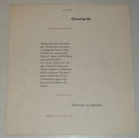 image of GROWING UP. (Title from colophon)