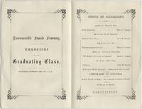 Lawrenceville Female Seminary. Exercises of the Graduating Class. Wednesday, September 24th, 1862, 7 P.M.