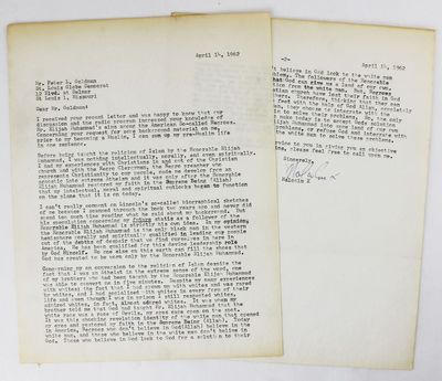 [Typed Letter, Signed, to Peter...