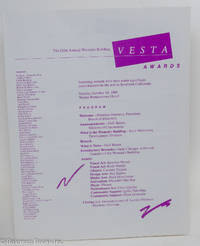 cover of The Fifth Annual Woman's Building Vesta Awards: Sunday October 19, 1986