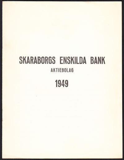 Skaraborgs enskilda bank aktiebolag 1949.…