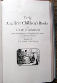 image of Early American Children's Books.