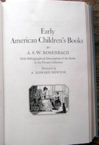 Early American Children's Books.