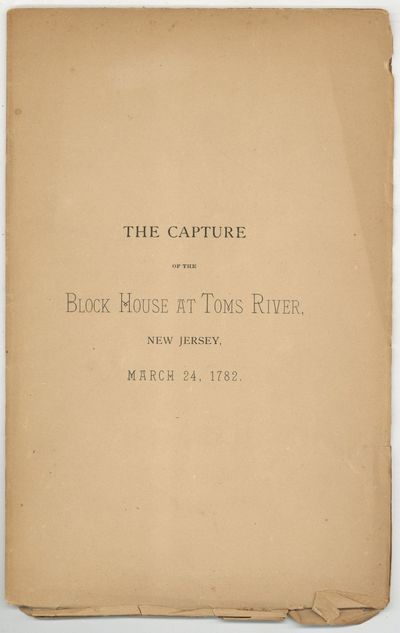 Trenton, N.J.: Naar, Day & Naar, Book and Job Printers, 1883. Softcover. Very Good. First edition. O...