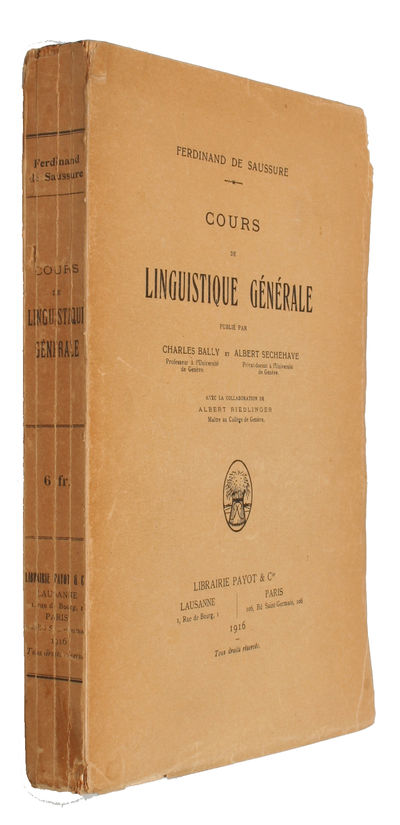 Cours de linguistique générale. Publié par…