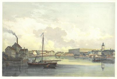 Stockholm. Ière vue en Panorama, prise sur le…