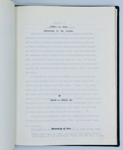 Thomas L. Kane: Ambassador to the Mormons