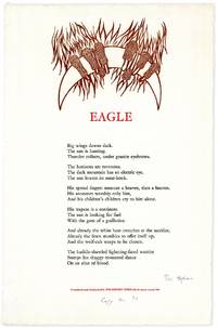 Broadside: Eagle [Signed]
